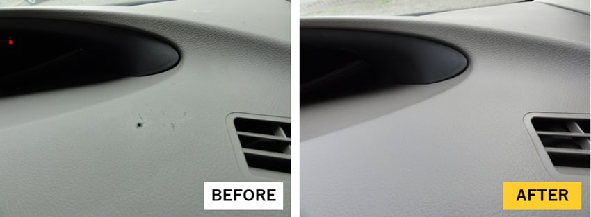 ダッシュボード傷　穴