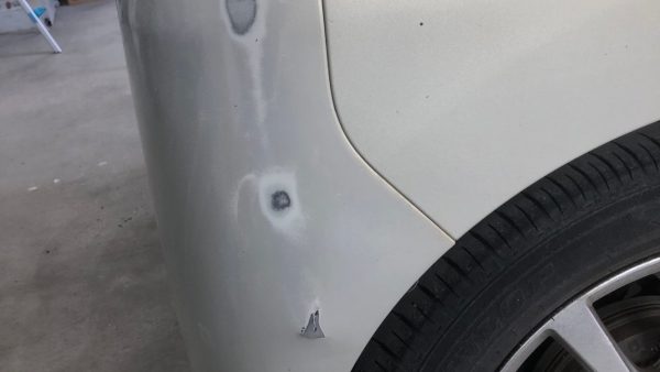 タントのリアバンパーの修理｜仙台市若林区