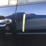 アクアの左リアドアの傷修理