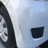 ミラのフロントバンパーの傷修理