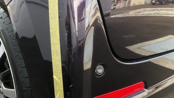 タントのリアバンパーの傷修理